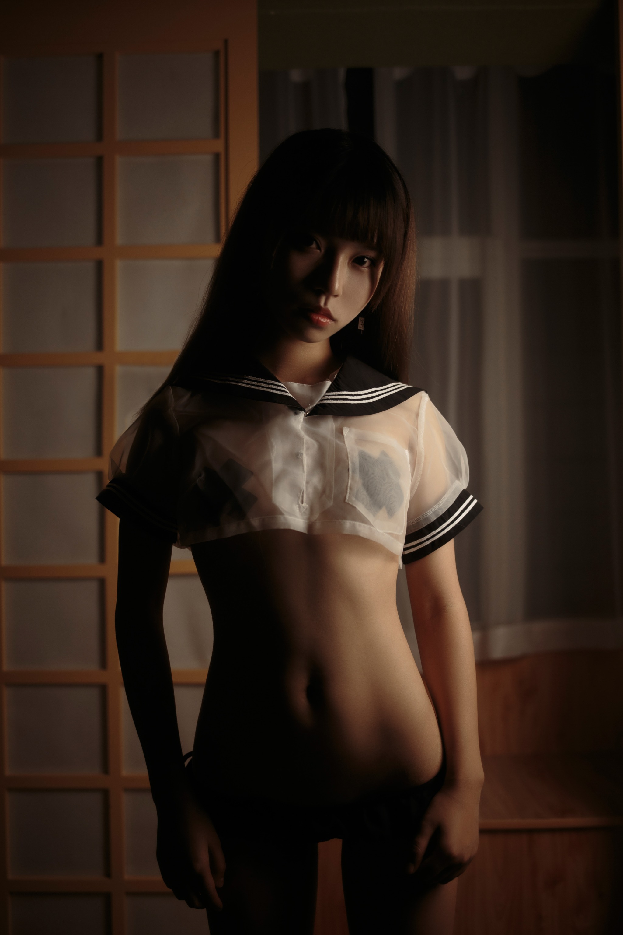 白易子教主 - NO.030 透明水手服 [21P]-XikXak